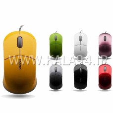 ماوس سیمی Rapoo لایت / رنگبندی / 3D / اتصال USB